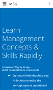 How managementstudyguide.com looks like on a mobile device such as an iPhone.