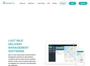 How manageteamz.com looks like on a tablet such as an iPad.