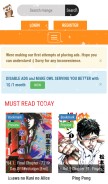 How mangaowl.com looks like on a mobile device such as an iPhone.