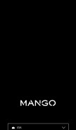 How mango.com looks like on a mobile device such as an iPhone.