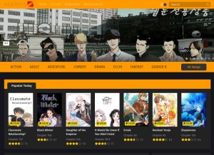 How manha.cc looks like on a tablet such as an iPad.