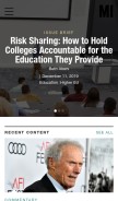 How manhattan-institute.org looks like on a mobile device such as an iPhone.