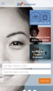 How manpower.com looks like on a mobile device such as an iPhone.