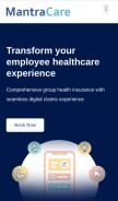 How mantra.care looks like on a mobile device such as an iPhone.
