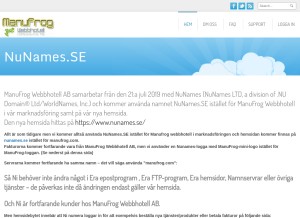 How manufrog.com looks like on a tablet such as an iPad.
