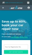 How manyautosltd.com looks like on a mobile device such as an iPhone.