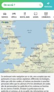 How mappy.com looks like on a mobile device such as an iPhone.