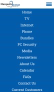 How maqs.net looks like on a mobile device such as an iPhone.