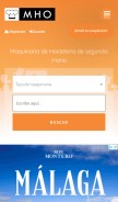 How maquinariahosteleriaocasion.com looks like on a mobile device such as an iPhone.