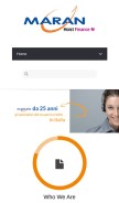 How maran.it looks like on a mobile device such as an iPhone.