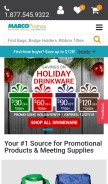 How marcopromos.com looks like on a mobile device such as an iPhone.