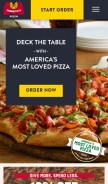 How marcos.com looks like on a mobile device such as an iPhone.