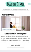 How mardelolmo.com looks like on a mobile device such as an iPhone.