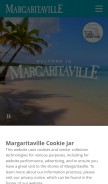 How margaritaville.com looks like on a mobile device such as an iPhone.