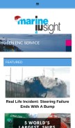 How marineinsight.com looks like on a mobile device such as an iPhone.