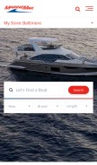 How marinemax.com looks like on a mobile device such as an iPhone.