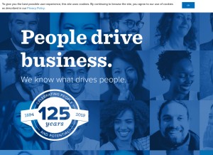 How maritz.com looks like on a tablet such as an iPad.
