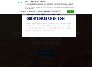 How markandmini.com looks like on a tablet such as an iPad.