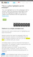 How marker.to looks like on a mobile device such as an iPhone.
