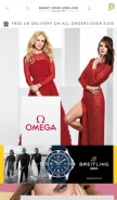 How marketcrossjewellers.com looks like on a mobile device such as an iPhone.