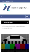 How marketexpert24.com looks like on a mobile device such as an iPhone.