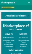 How marketplace.tf looks like on a mobile device such as an iPhone.