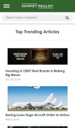 How marketrealist.com looks like on a mobile device such as an iPhone.