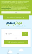 How marktjagd.de looks like on a mobile device such as an iPhone.