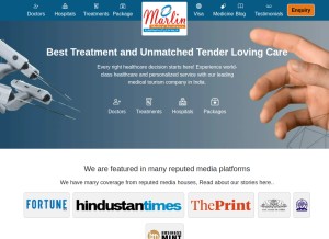 How marlinmedicalassistance.com looks like on a tablet such as an iPad.