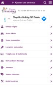 How marocannonces.com looks like on a mobile device such as an iPhone.