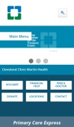How martinhealth.org looks like on a mobile device such as an iPhone.