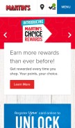 How martinsfoods.com looks like on a mobile device such as an iPhone.