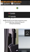 How maskinsystem.com looks like on a mobile device such as an iPhone.