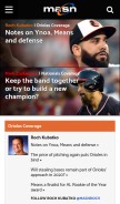 How masnsports.com looks like on a mobile device such as an iPhone.