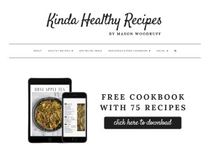 How masonfit.com looks like on a tablet such as an iPad.