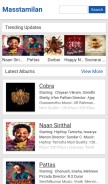 How masstamilan.in looks like on a mobile device such as an iPhone.