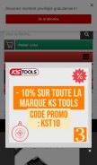 How master-outillage.com looks like on a mobile device such as an iPhone.