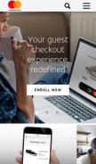 How mastercard.us looks like on a mobile device such as an iPhone.