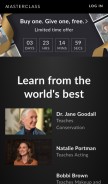 How masterclass.ninja looks like on a mobile device such as an iPhone.