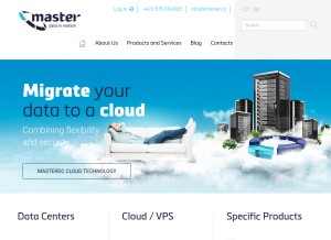 How masterinter.net looks like on a tablet such as an iPad.