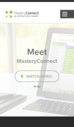How masteryconnect.com looks like on a mobile device such as an iPhone.