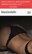 How mastiindelhi.com looks like on a mobile device such as an iPhone.