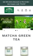 How matchateacompany.in looks like on a mobile device such as an iPhone.