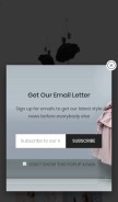How matchinglook.com looks like on a mobile device such as an iPhone.