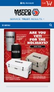 How matcotools.com looks like on a mobile device such as an iPhone.