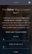 How mathhelp.com looks like on a mobile device such as an iPhone.