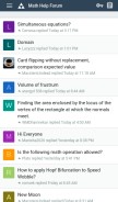 How mathhelpforum.com looks like on a mobile device such as an iPhone.
