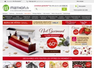 How mathon.fr looks like on a tablet such as an iPad.