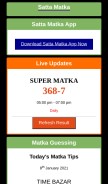 How matkaguessing.in looks like on a mobile device such as an iPhone.