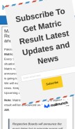 How matricresult2020.pk looks like on a mobile device such as an iPhone.